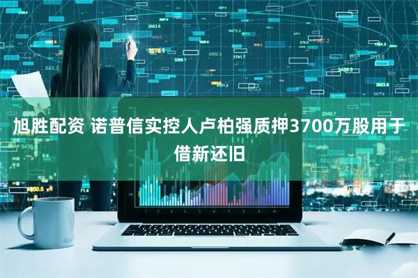 旭胜配资 诺普信实控人卢柏强质押3700万股用于借新还旧